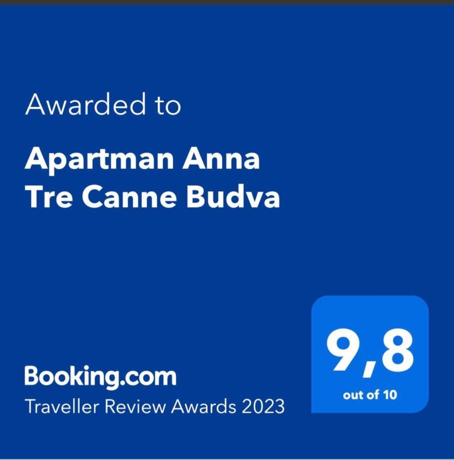 Apartman Anna Tre Canne Budva Exterior foto